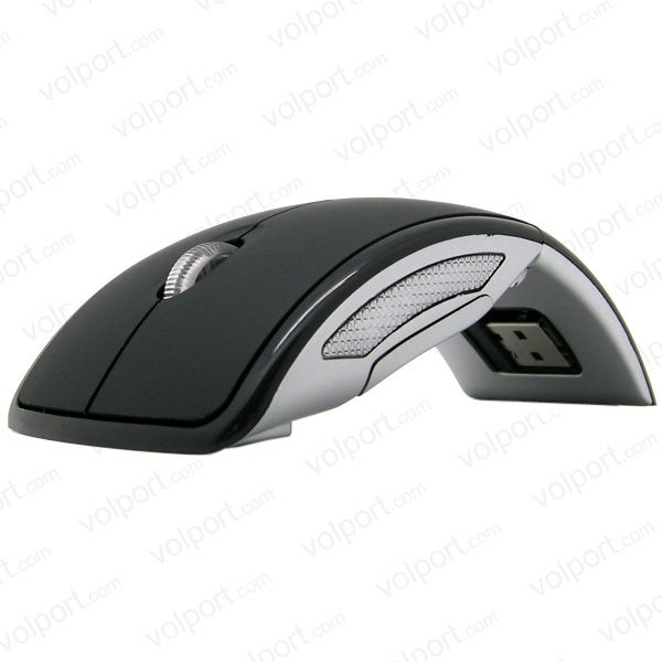 Mouse dobrável sem fio usb